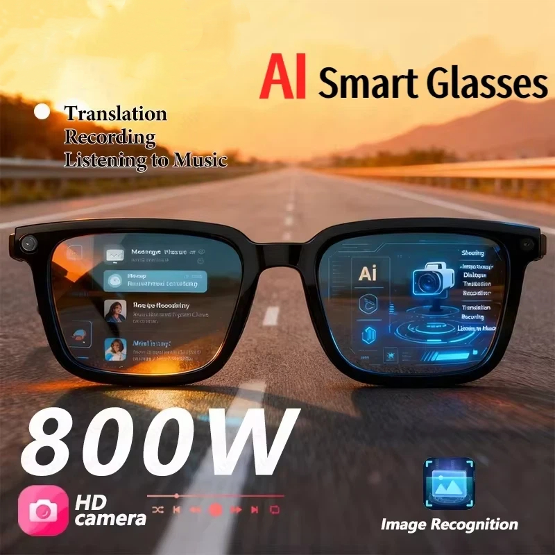 Smart Glasses Lens - AI Smart Glasses 8K HD Photochromic